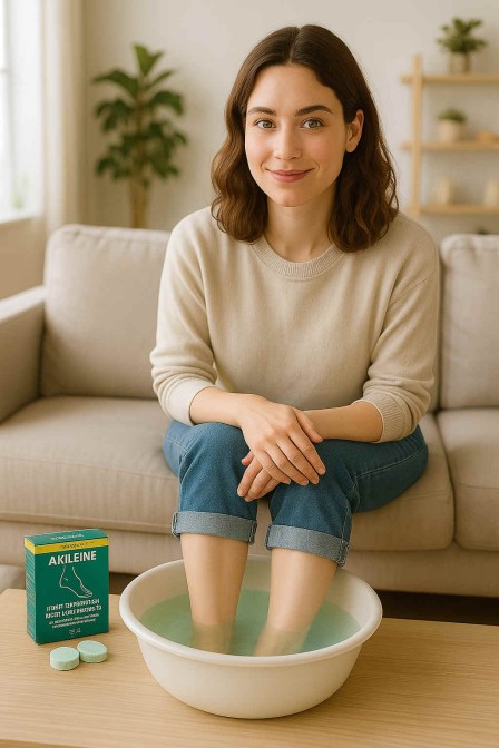 Akileïne bruisende voetbad tabletten